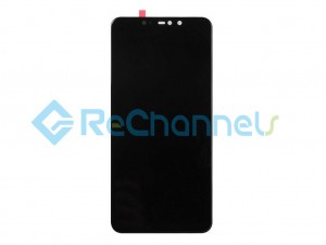For Xiaomi Redmi 6 LCD Screen and Digitizer Assembly with Front Housiing Replacement - Black - Grade S