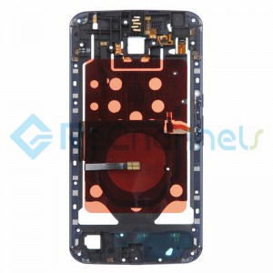 For Motorola Nexus 6 Middle Plate Replacement - Black - Grade S