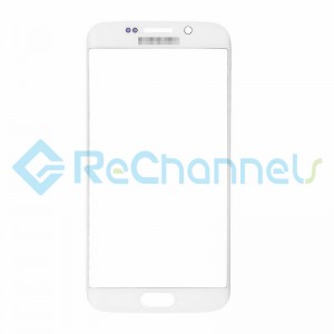 For Samsung Galaxy S6 Edge Glass Lens Replacement - White - Grade S+