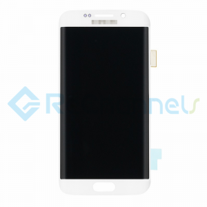For Samsung Galaxy S6 Edge LCD Screen and Digitizer Assembly Replacement - White - Grade S+