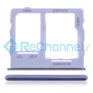 For Samsung Galaxy A32 5G SM-A326 SIM Card Tray Replacement (Dual SIM) - Purple - Grade S+