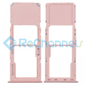For Samsung Galaxy A71 SM-A715 SIM Card Tray Replacement (Single SIM) - Pink - Grade S+