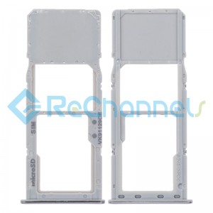 For Samsung Galaxy A71 SM-A715 SIM Card Tray Replacement (Single SIM) - Silver - Grade S+