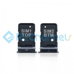 For Samsung Galaxy A80 A805 SIM Card Tray Replacement (Single SIM) - Black - Grade S+