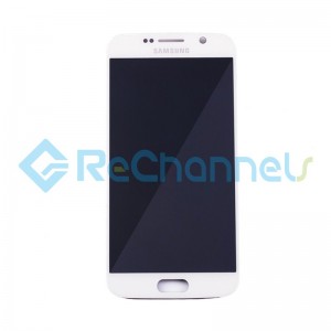 For Samsung Galaxy S6 LCD Screen and Digitizer Assembly Replacement - White - Grade S