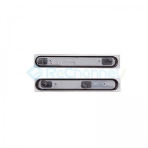 For Sony Xperia Z3 Compact Card Slot and USB Cover Replacement (2 pcs/set) - Black - Grade S+