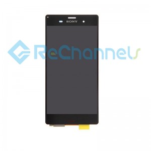 For Sony Xperia Z3 LCD Screen and Digitizer Assembly Replacement - Black - Grade S