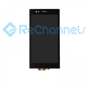 For Sony Xperia Z Ultra LCD Screen and Digitizer Assembly Replacement - Black - Grade S+