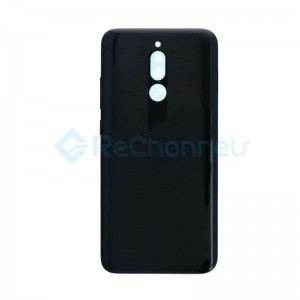 For Xiaomi Redmi 8 Battery Door Replacement - Onyx Black - Grade S+
