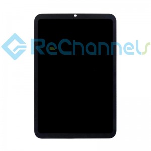 For iPad Mini 6 2021 LCD Screen and Digitizer Assembly Replacement - Black - Grade S+