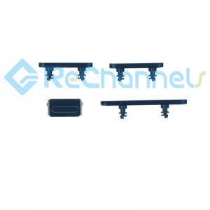For iPhone 12/12 Mini Side Buttons Replacement-Blue-Grade S+