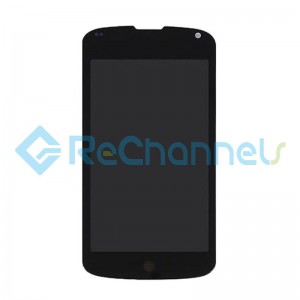 For LG Nexus 4 LCD Screen and Digitizer Assembly Replacement - Black - Grade S