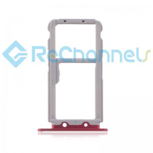For Huawei Honor View 10 SIM Card Tray Replacement - Red - Grade S+