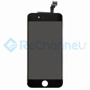 For Apple iPhone 6 LCD Screen and Digitizer Assembly Replacement - Black - Grade S+