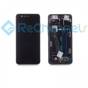 For Xiaomi Mi Note 3 LCD Screen and Digitizer Assembly with Front Housing Replacement - Black - Grade S+