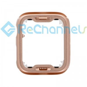 For Apple Watch Series 6 44mm Middle Frame Replacement - Gold - Grade S+