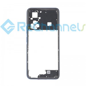 For Huawei Honor X7 Middle Frame Replacement - Blue - Grade S+