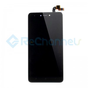 For Xiaomi Redmi Note 4X LCD Screen and Digitizer Assembly with Front Housing Replacement - Black - Grade S
