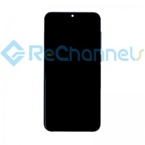 For Xiaomi MI 9 SE LCD Screen and Digitizer Assembly with Front Housing Replacement - Black - Grade S+