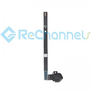 For iPad 10.2 2021 Headphone Jack Flex Cable Replacement - Black - Grade S+