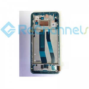 For Xiaomi Mi 11 Lite 5G LCD Screen and Digitizer Assembly with Frame Replacement - Green - Grade S+