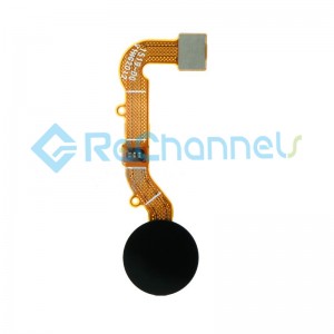 For Xiaomi Redmi 9 Fingerprint Sensor Flex Cable Replacement - Black - Grade S+