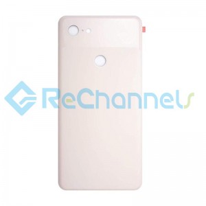 For Google Pixel 3 XL Battery Door Replacement (With Adhesive) - Pink - Grade S+