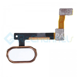 For OPPO R9 Plus Home Button Flex Cable Replacement - Rose - Grade S+