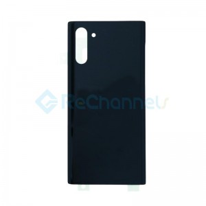For Samsung Galaxy Note 10 Battery Door Replacement - Aura Black - Grade S+
