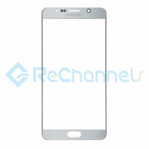For Samsung Galaxy Note 5 Series Glass Lens Replacement - Silver - Grade S+