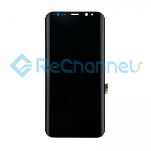 For Samsung Galaxy S8+ LCD and Digitizer Assembly Replacement - Black - Grade S+