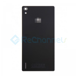 For Huawei P7 Battery Door Replacement - Black - Grade S+ 