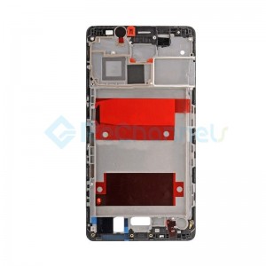For Huawei Mate 8 Front Housing LCD Frame Bezel Plate Replacement - Black - Grade S+