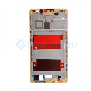 For Huawei Mate 8 Front Housing LCD Frame Bezel Plate Replacement - Gold - Grade S+