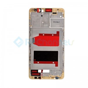 For Huawei Mate 9 Front Housing LCD Frame Bezel Plate Replacement - Gold - Grade S+