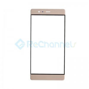 For Huawei P9 Plus Front Glass Lens Replacement - Gold - Grade S+