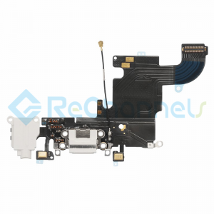 For Apple iPhone 6S Charging Port Flex Cable Ribbon Replacement - White - Grade S+	