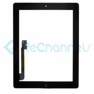 For Apple The New iPad (iPad 3)Digitizer Touch Screen Assembly Replacement - Black - Grade S