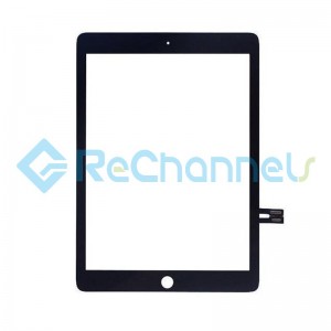 For Apple iPad 6 A1893 / A1954 Digitizer Touch Screen Replacement - Black - Grade S+