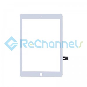 For Apple iPad 6 A1893 / A1954 Digitizer Touch Screen Replacement - White - Grade S+