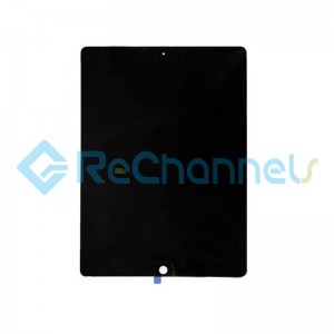 For Apple iPad Pro 12.9 (2017) A1670 / A1671 LCD Screen and Digitizer Assembly Replacement - Black - Grade S+
