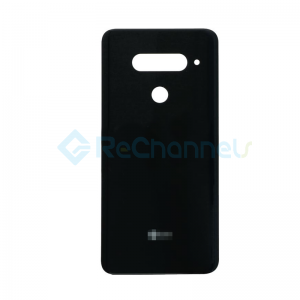 For LG V40 ThinQ Battery Door Replacement - Black - Grade S+