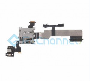For HTC One M8 SD Card Reader Contact with Flex Cable Ribbon Replacement - Grade S+
