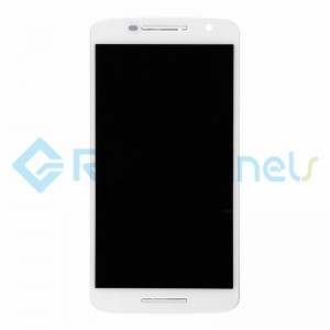 For Motorola Moto X Play LCD and Digitizer Assembly with Front Housing Replacement - White - Grade S+