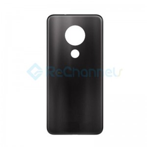 For Nokia 7.2 Battery Door Replacement - Charcoal Gray- Grade S+