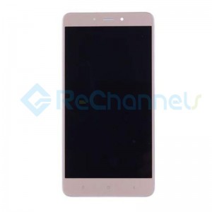 For Xiaomi Redmi Note 4 LCD Screen and Digitizer Assembly with Front Housing Replacement - Gold - Grade S