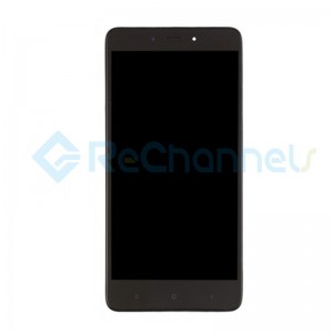 For Xiaomi Redmi Note 4 LCD Screen and Digitizer Assembly with Front Housing Replacement - Black - Grade S