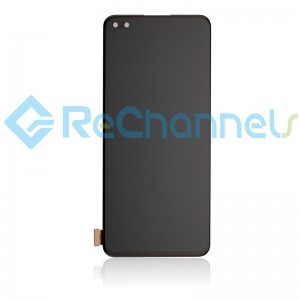 For OnePlus Nord LCD Screen and Digitizer Assembly Replacement - Black - Grade S+