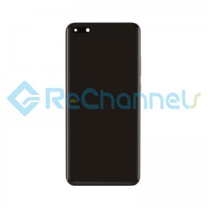 For Huawei P40 Pro Battery Door Replacement - Black - Grade S+