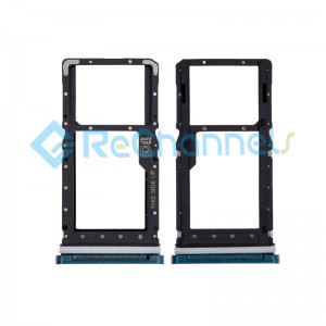 For Motorola Moto E (2020) SIM Card Tray Replacement - Blue - Grade S+